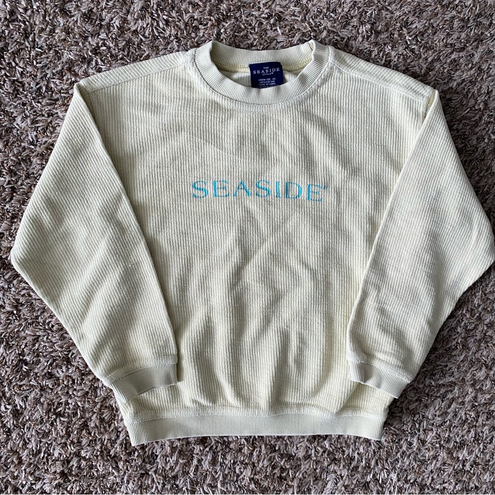 The Seaside Style youth corded sweatshirt